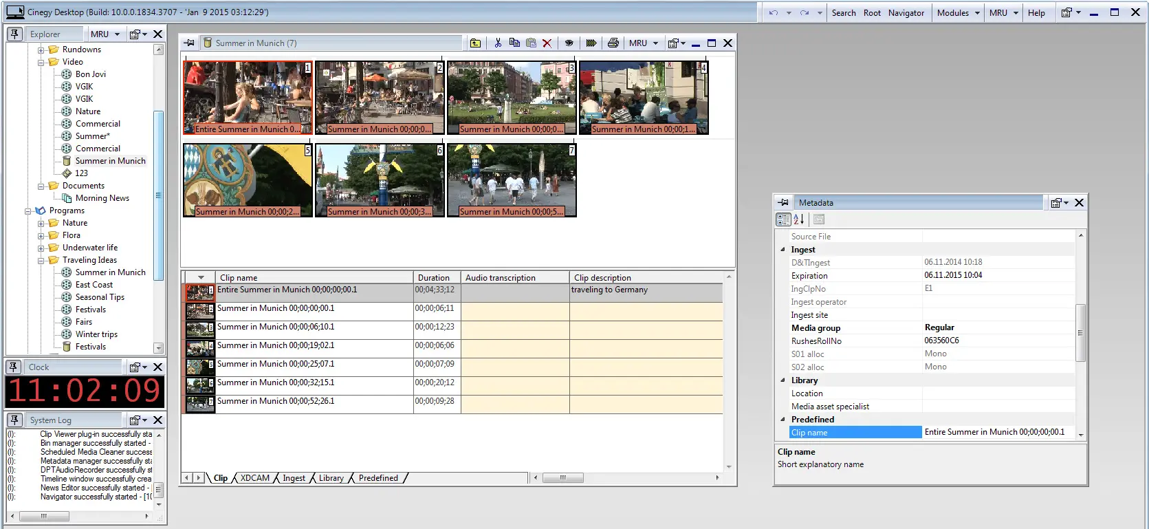 for easily searchable and reusable media assets